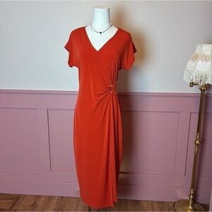 babydoll wrap maxi dress cocktail formal

MK Michael Kors
NWT
coral red
sz small